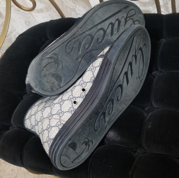 Gucci mens monogram high top - Picture 8 of 13